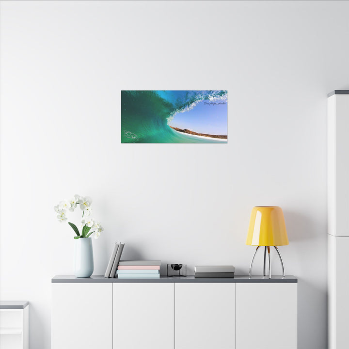 Born in Aruba~Dos playa wave ~ matte canvas, Stretched, 0.75"• Original wave Photography