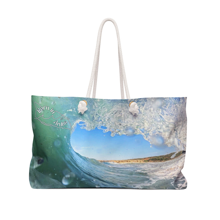 Born in Aruba ~ Andicuri weekender bag • Original island photography