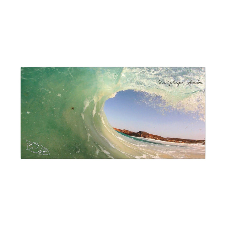 Born in Aruba~ 30"x15" Matte Canvas, Stretched, 0.75"• Original island photography