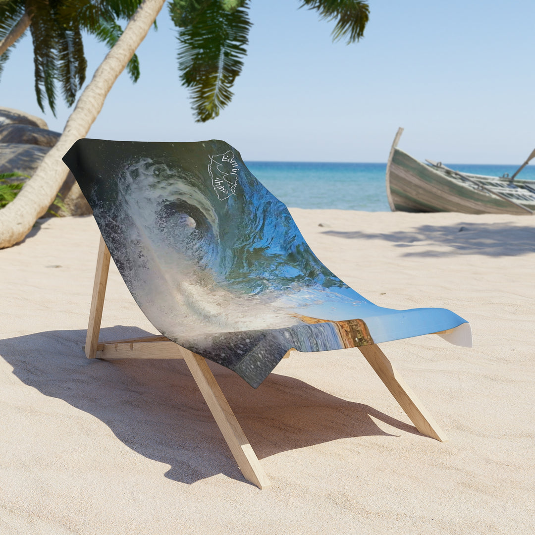 Born in Aruba ~ Andicuri wave towel • Original island photography