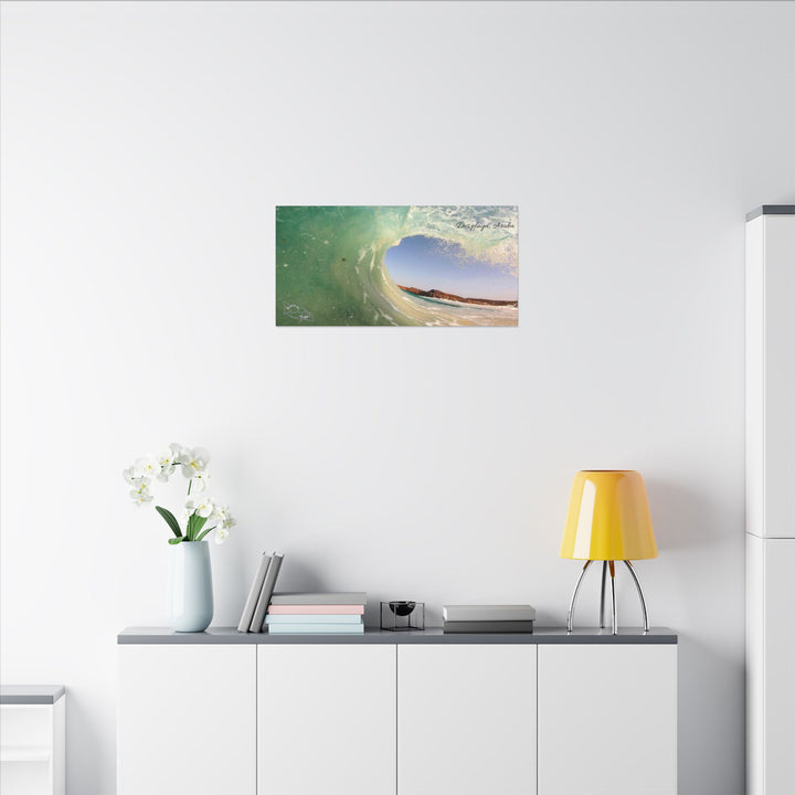Born in Aruba~ 30"x15" Matte Canvas, Stretched, 0.75"• Original island photography